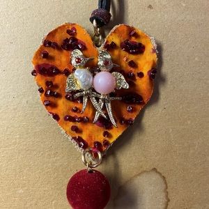 Handmade Valentine necklace